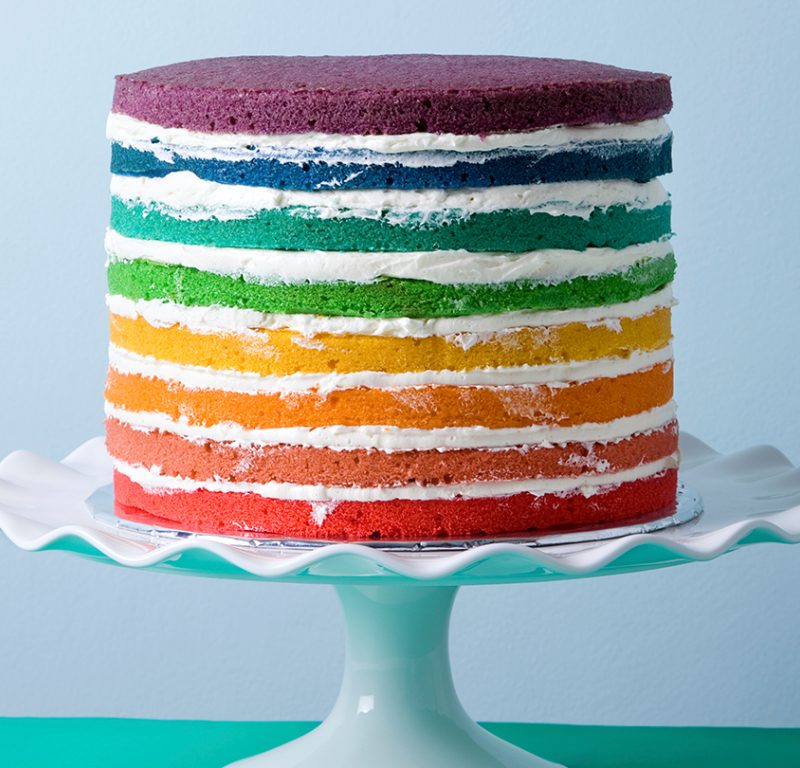 rainbow birthday cake design & marketing news creating beautiful design